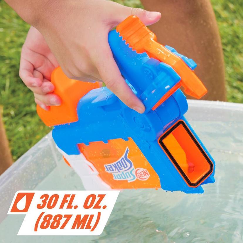 Nerf Super Soaker Flip Fill Water Blaster, Fast Fill, 30 Fluid Ounce Tank, Water Toys product image 1