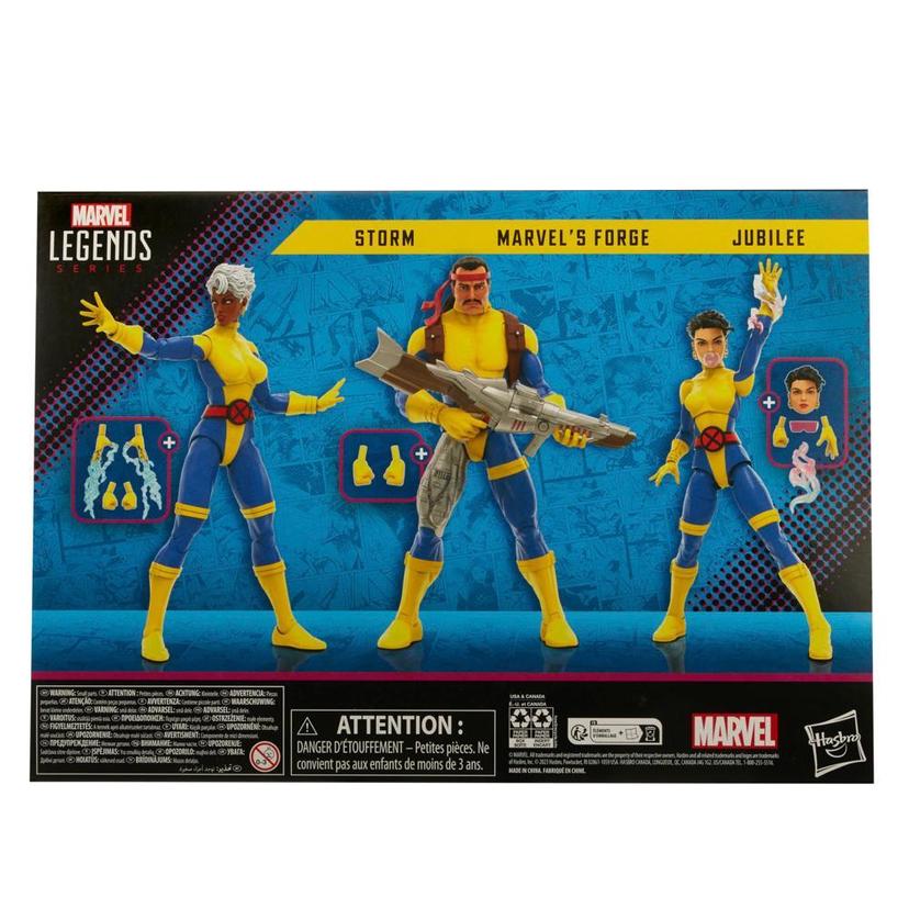 Hasbro Marvel Legends Series: Marvel’s Forge, Storm, & Jubilee X-Men Action Figures (6”) product image 1