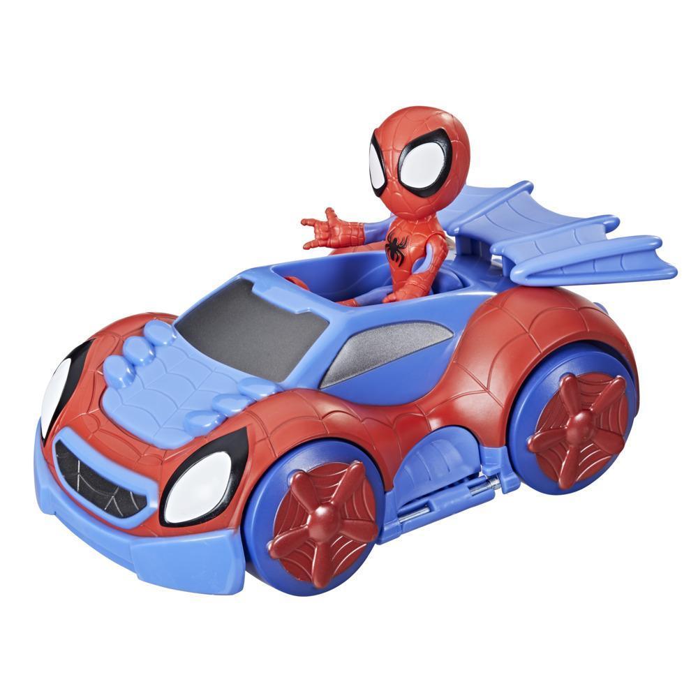 Marvel Spidey and His Amazing Friends Change 'N Go Web-Crawler And Spidey Action Figure, -Inch Figure, For Kids Ages 3 And Up product thumbnail 1