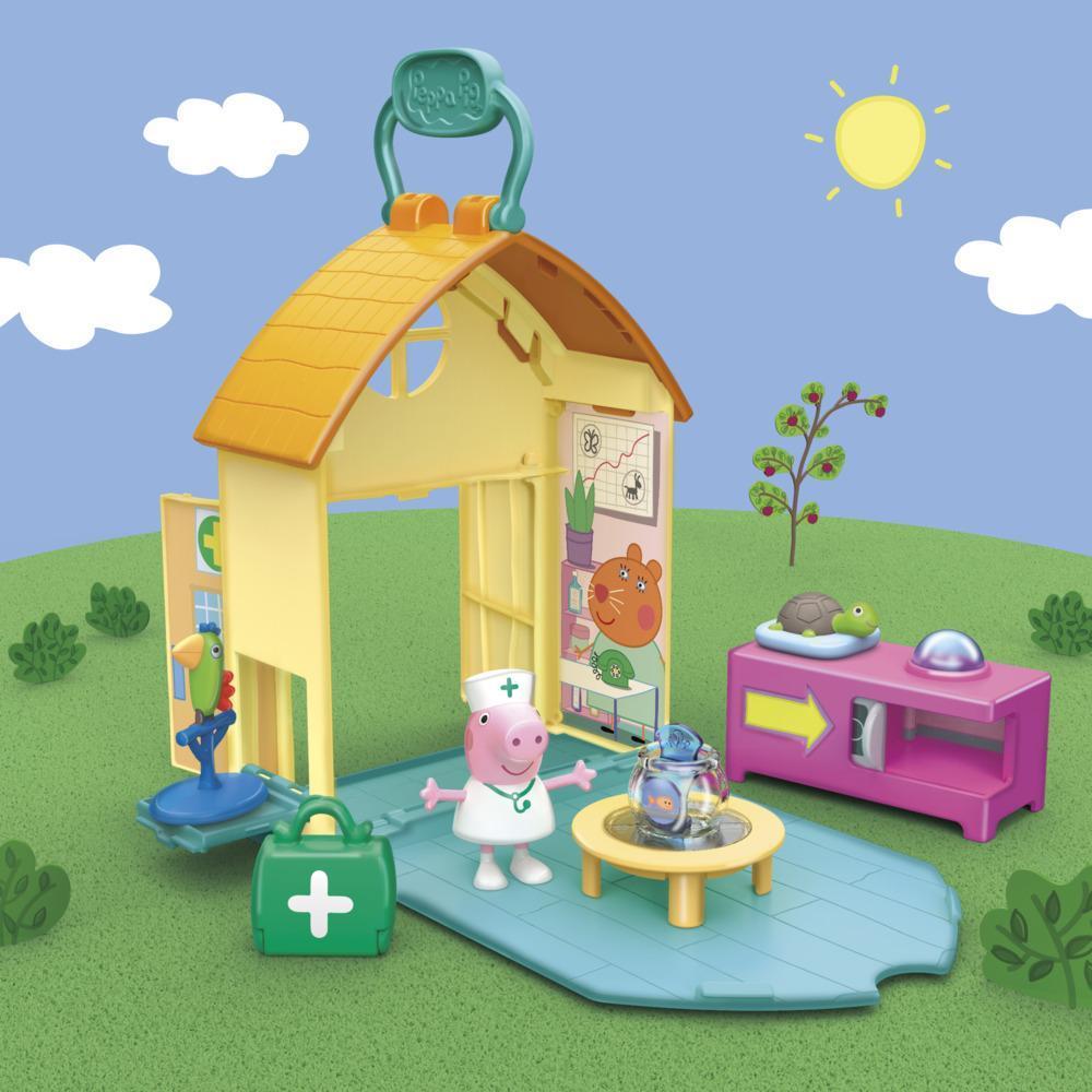 Peppa Pig Peppa’s Adventures Peppa Visits the Vet Playset Preschool Toy, 1 Figure and 3 Accessories, Ages 3 and Up product thumbnail 1