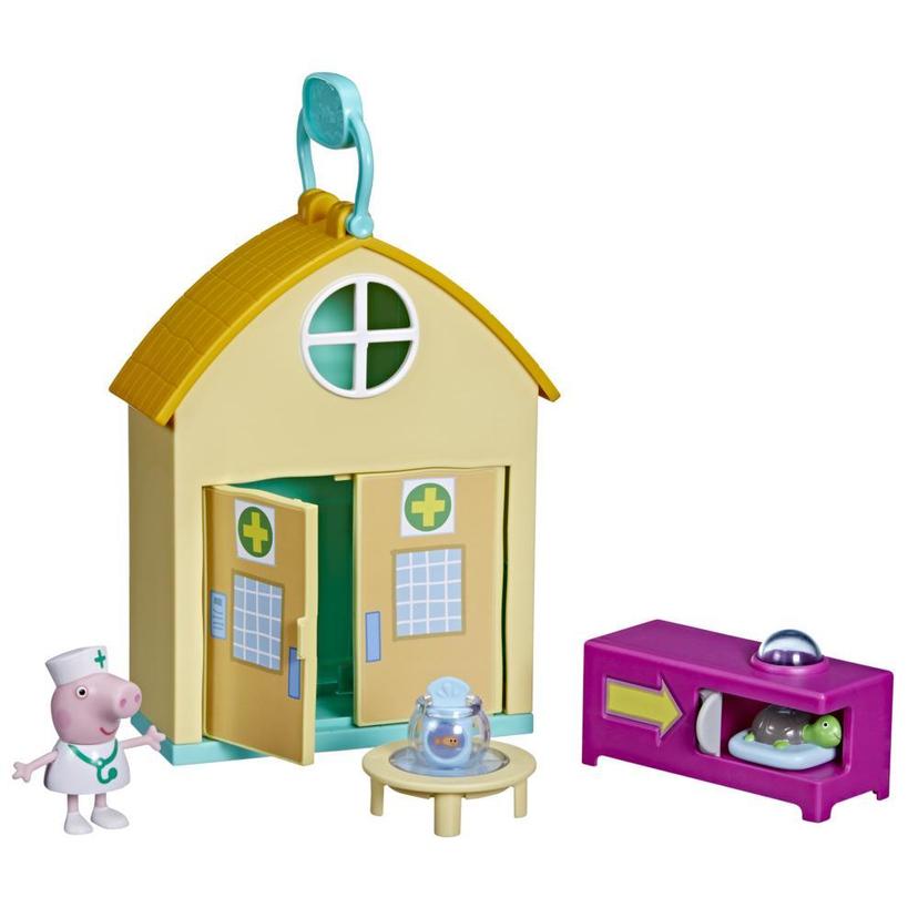 Peppa Pig Peppa’s Adventures Peppa Visits the Vet Playset Preschool Toy, 1 Figure and 3 Accessories, Ages 3 and Up product image 1