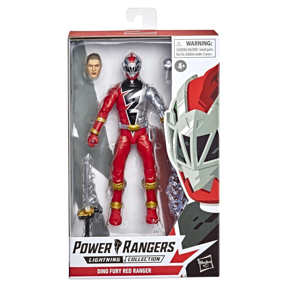 Power Rangers Lightning Collection Dino Fury Red Ranger 6-Inch Premium Collectible Action Figure Toy Power Pop Art Variant product thumbnail 1