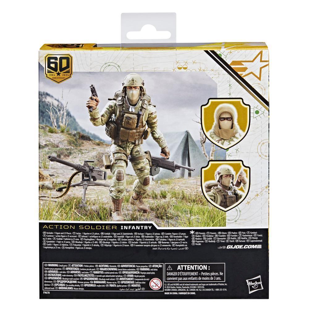 G.I. Joe Classified Series 60th Anniversary Action Soldier - Infantry, 6” Action Figure product thumbnail 1
