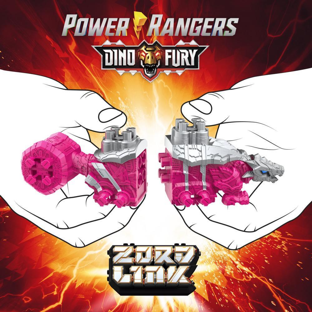 Power Rangers Dino Fury Ankylo Hammer and Tiger Claw Zord Toys For Kids Ages 4 and Up Zord Link Custom Build System product thumbnail 1