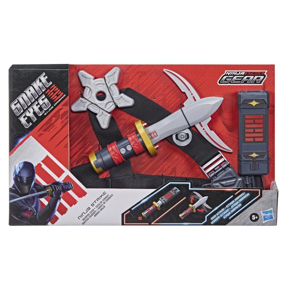 Snake Eyes: G.I. Joe Origins Ninja Strike Gear Ninja Strike Weapon Sash with Snap Attack, Roleplay Toy for Ages 5 and Up product thumbnail 1