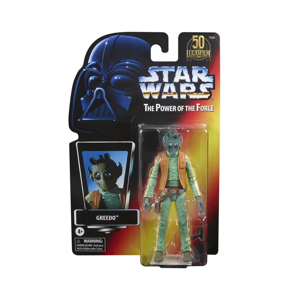 Star Wars The Black Series Greedo 6-Inch-Scale Lucasfilm 50th Anniversary Star Wars The Power of the Force Action Figure product thumbnail 1