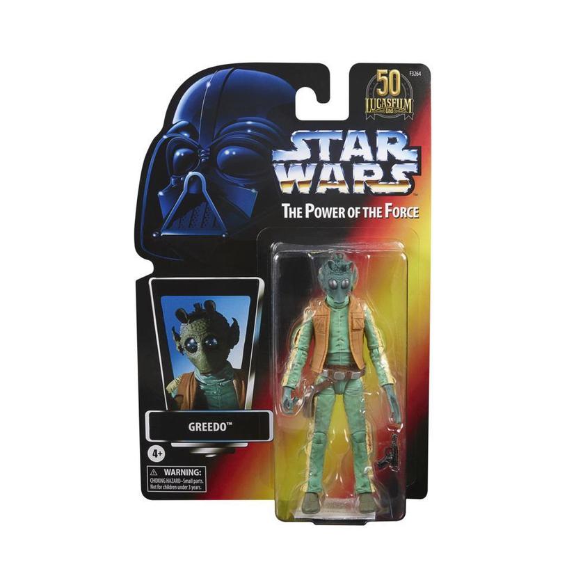 Star Wars The Black Series Greedo 6-Inch-Scale Lucasfilm 50th Anniversary Star Wars The Power of the Force Action Figure product image 1