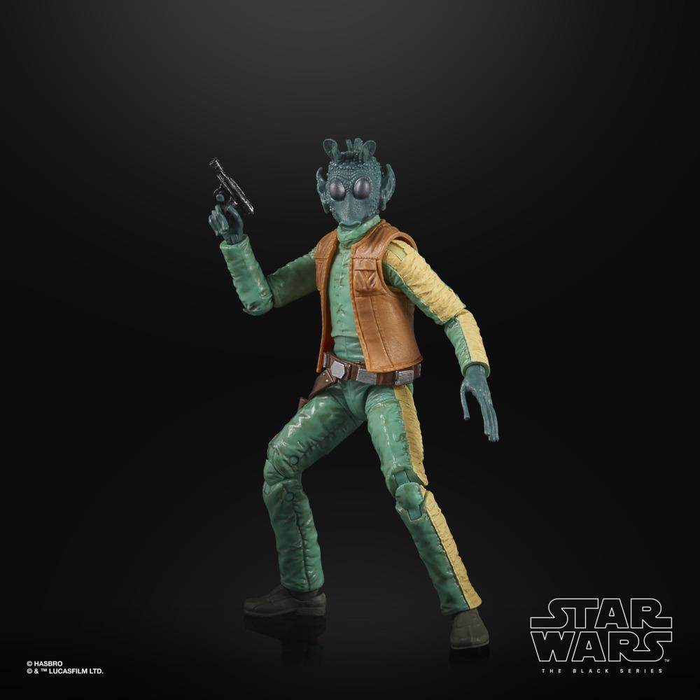 Star Wars The Black Series Greedo 6-Inch-Scale Lucasfilm 50th Anniversary Star Wars The Power of the Force Action Figure product thumbnail 1