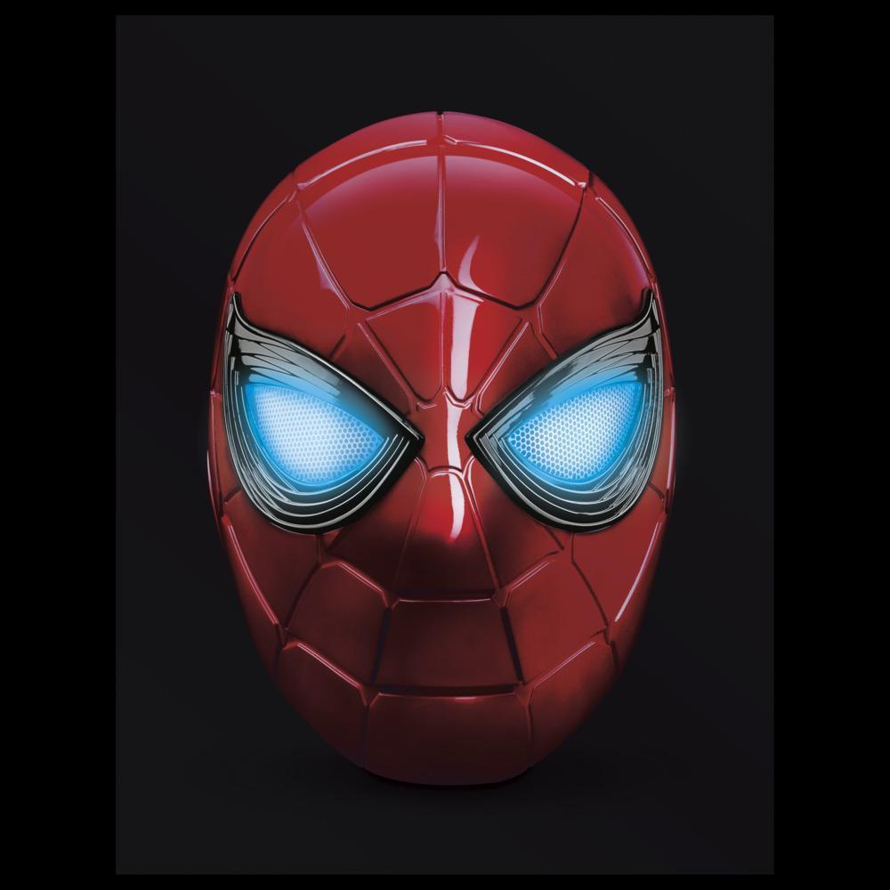 Marvel Legends Series Spider-Man Iron Spider Electronic Helmet with Glowing Eyes, 6 Light Settings and Adjustable Fit product thumbnail 1
