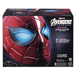 Marvel Legends Series Spider-Man Iron Spider Electronic Helmet with Glowing Eyes, 6 Light Settings and Adjustable Fit product thumbnail 1