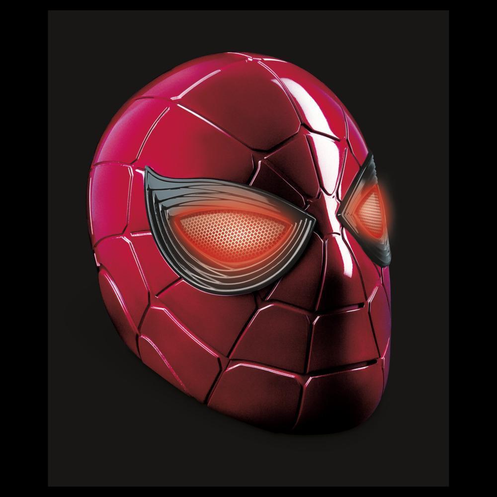 Marvel Legends Series Spider-Man Iron Spider Electronic Helmet with Glowing Eyes, 6 Light Settings and Adjustable Fit product image 1