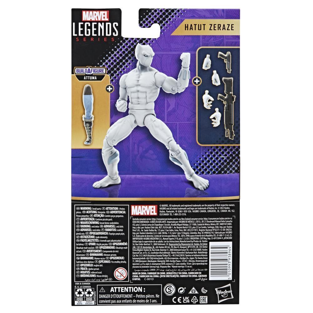 Marvel Legends Series Black Panther Hatut Zeraze 6-inch Action Figure Toy, 6 Accessories, 1 Build-A-Figure Part product thumbnail 1