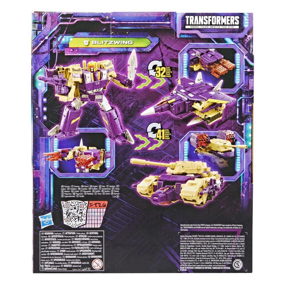 Transformers Toys Generations Legacy Series Leader Blitzwing Triple ChangerAction Figure - 8 and Up, 7-inch product thumbnail 1