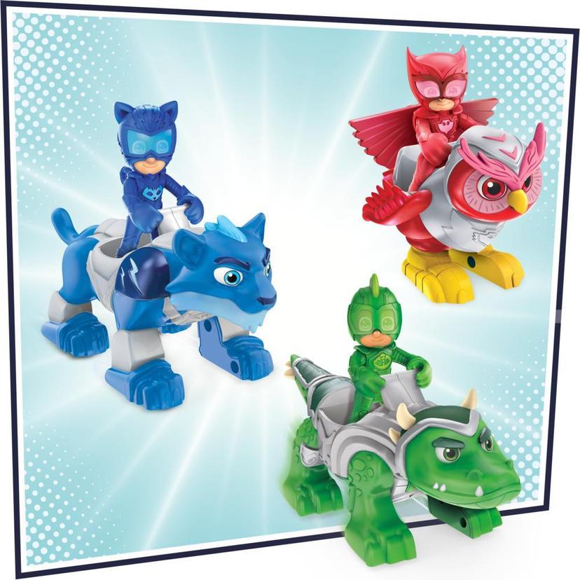 PJ Masks Animal Power Hero Animal Trio Preschool Toy, Action Figure and  Vehicle Set for Kids Ages 3 and Up - PJ Masks