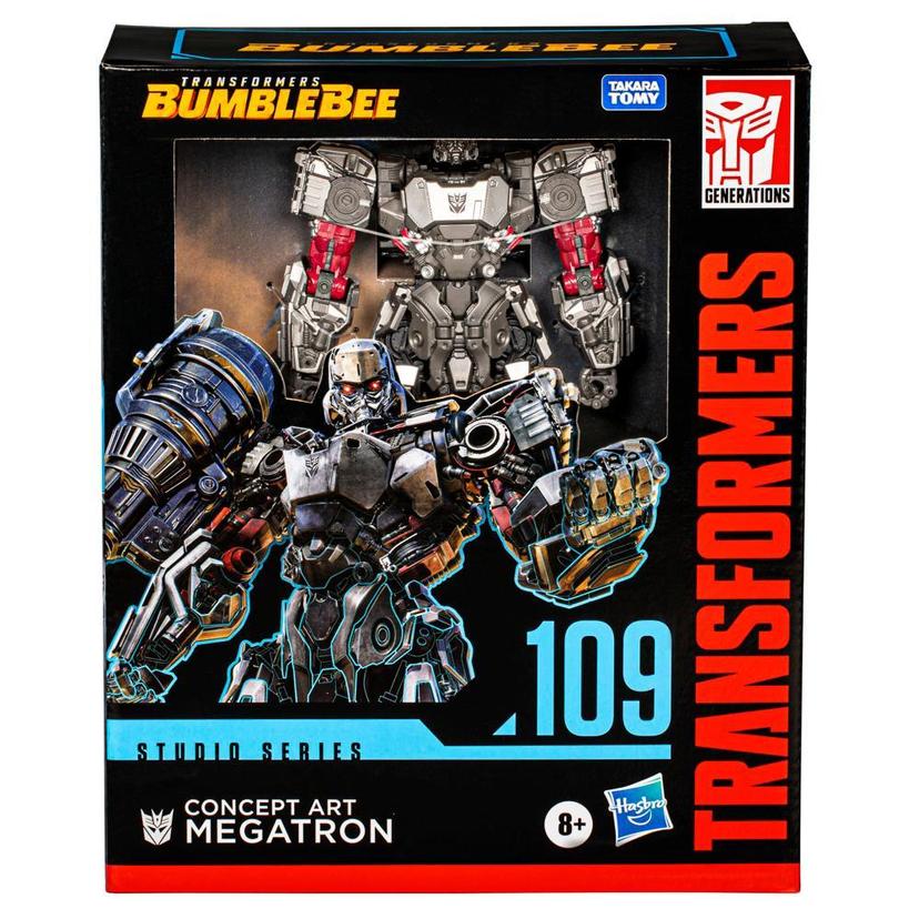Transformers Studio Series Leader Transformers: Bumblebee 109 Concept Art Megatron 8.5” Action Figure, 8+ product image 1