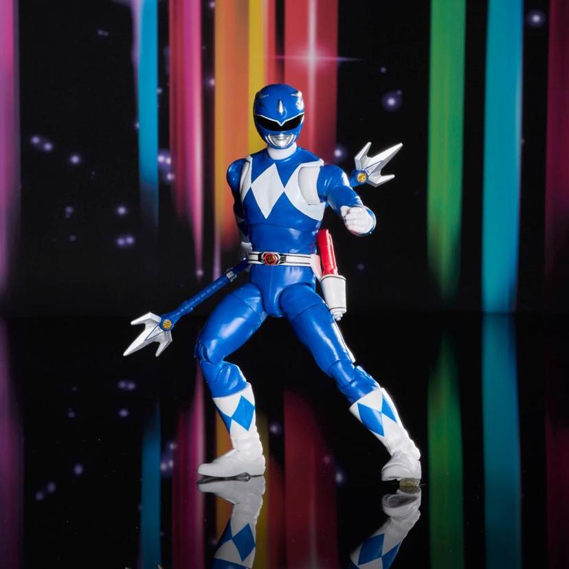 Power Rangers Lightning Collection Remastered Mighty Morphin Blue Ranger 6-Inch Action Figure product image 1