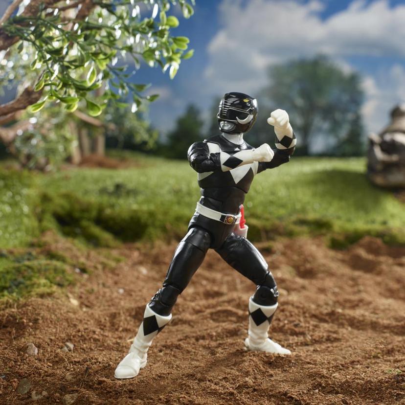 Power Rangers Lightning Collection Mighty Morphin Power Rangers Black Ranger 6-Inch Premium Collectible Action Figure Toy product image 1