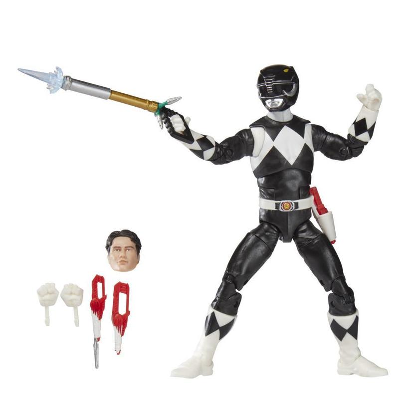 Power Rangers Lightning Collection Mighty Morphin Power Rangers Black Ranger 6-Inch Premium Collectible Action Figure Toy product image 1