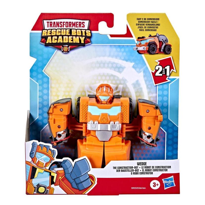 Transformers Rescue Bots Academy Wedge the Construction-Bot Converting Toy, 4.5-Inch Figure, Kids Ages 3 and Up product image 1