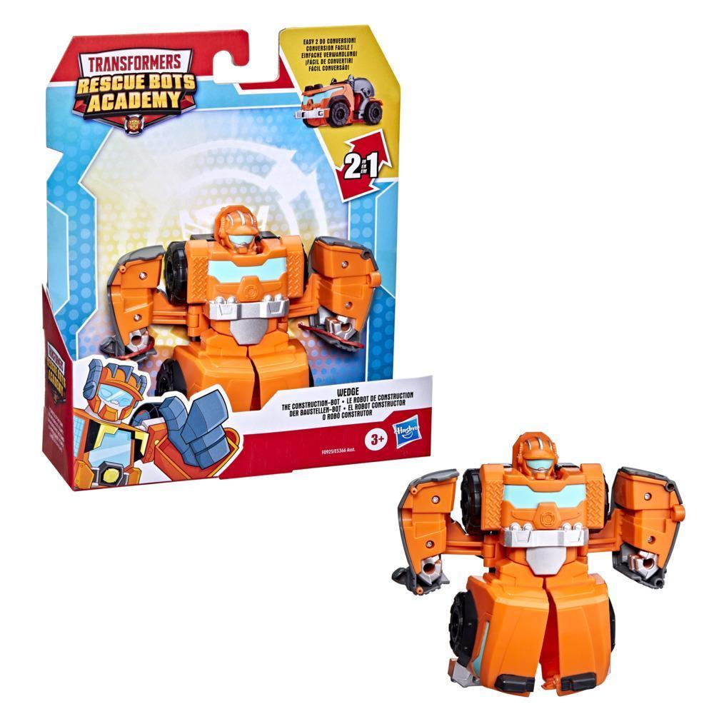 Transformers Rescue Bots Academy Wedge the Construction-Bot Converting Toy, 4.5-Inch Figure, Kids Ages 3 and Up product thumbnail 1