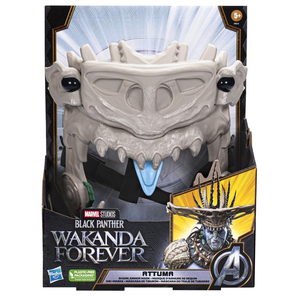 Marvel Studios' Black Panther: Wakanda Forever Attuma Shark Armor Mask Role Play Toy with Extendable Sides, For Kids Ages 5 and Up product thumbnail 1