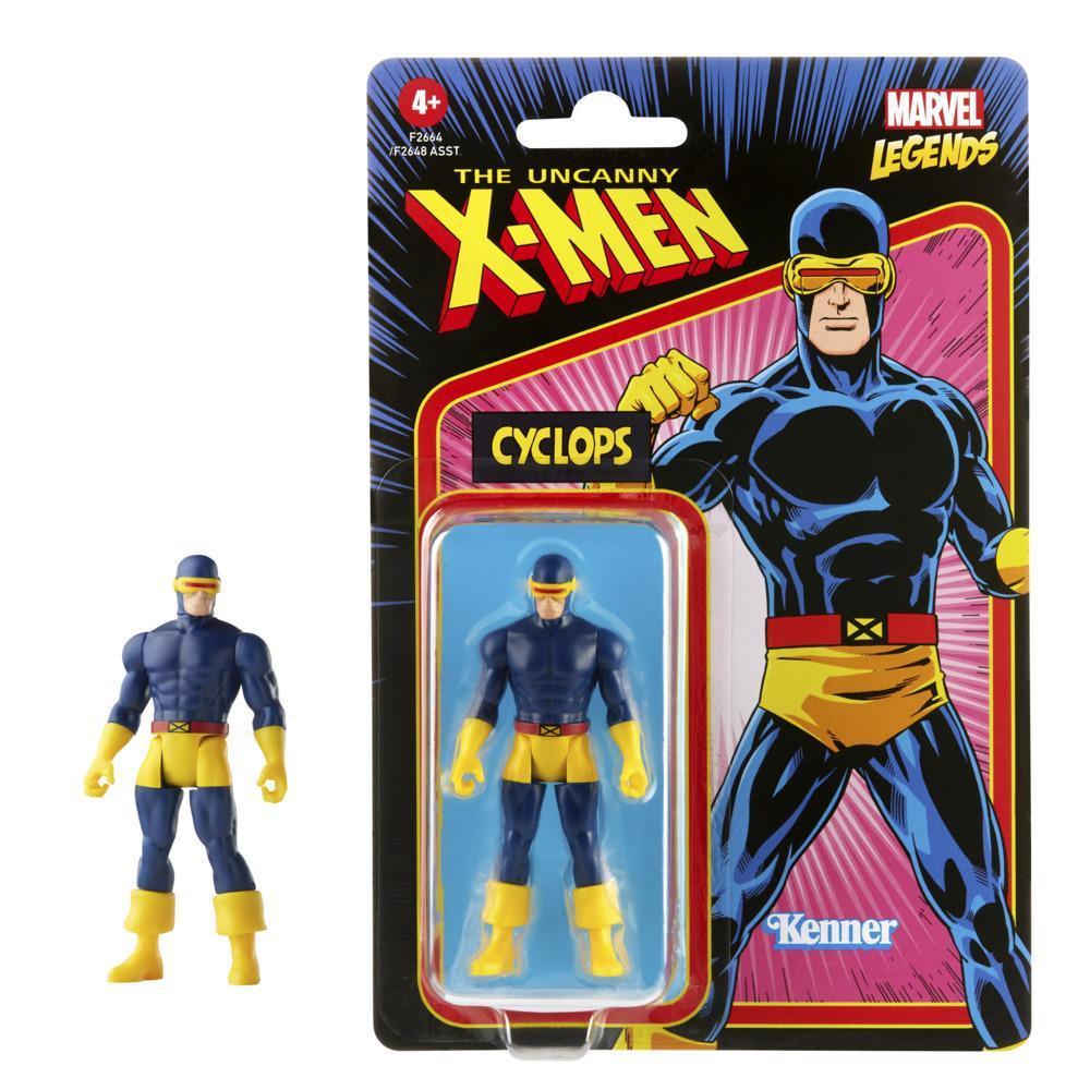 Hasbro Marvel Legends 3.75-inch Retro 375 Collection Marvel's Cyclops Action Figure Toy product thumbnail 1