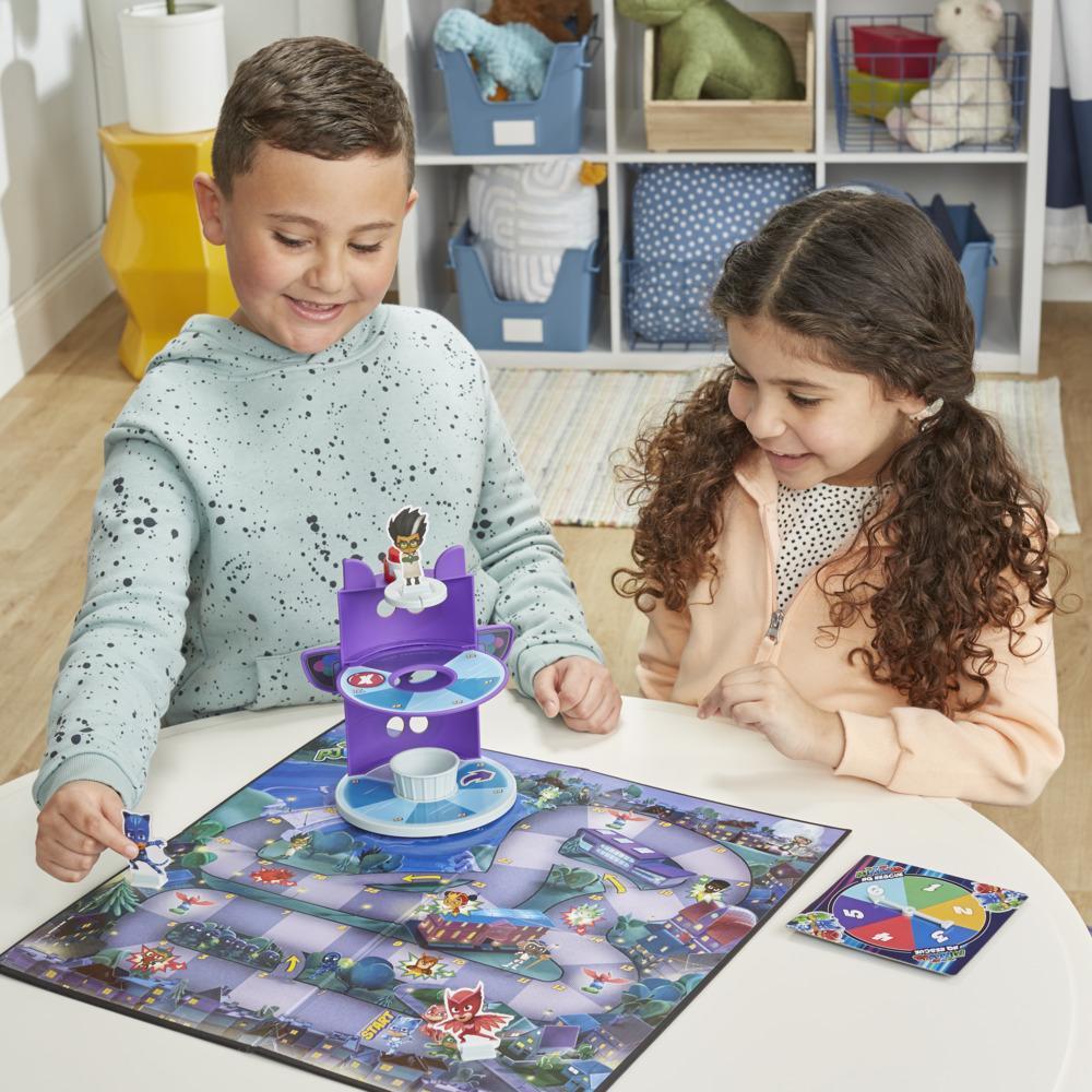 PJ Masks HQ Rescue Board Game for Kids Ages 4+ Fun Preschool Game, Includes 3D Plastic Tower product thumbnail 1