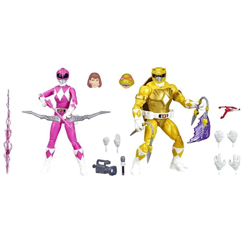 Power Rangers X Teenage Mutant Ninja Turtles Lightning Collection Morphed Michelangelo and Morphed April O’Neil product image 1