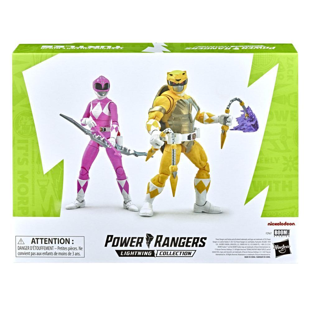 Power Rangers X Teenage Mutant Ninja Turtles Lightning Collection Morphed Michelangelo and Morphed April O’Neil product thumbnail 1