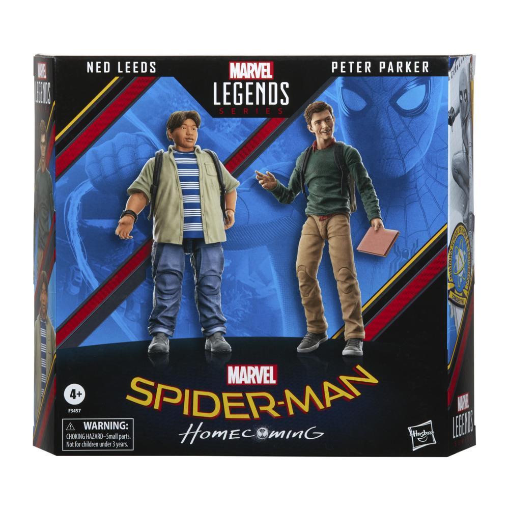 Marvel Legends Series Spider-Man 60th Anniversary Peter Parker and Ned Leeds 2-Pack 6-Inch Action Figures, 7 Accessories product thumbnail 1