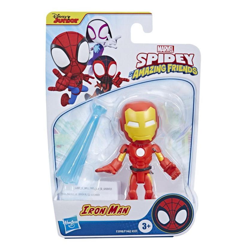 Marvel Spidey and His Amazing Friends Iron Man Action Figure Toy, Preschool Hero Figure with Accessory, Age 3 and Up product image 1