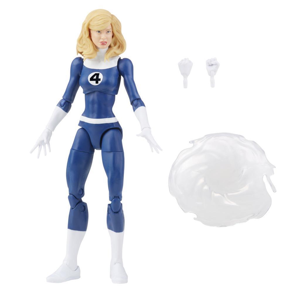 Hasbro Marvel Legends Series Retro Fantastic Four Marvel's Invisible Woman 6-inch Action Figure Toy, Includes 3 Accessories product image 1