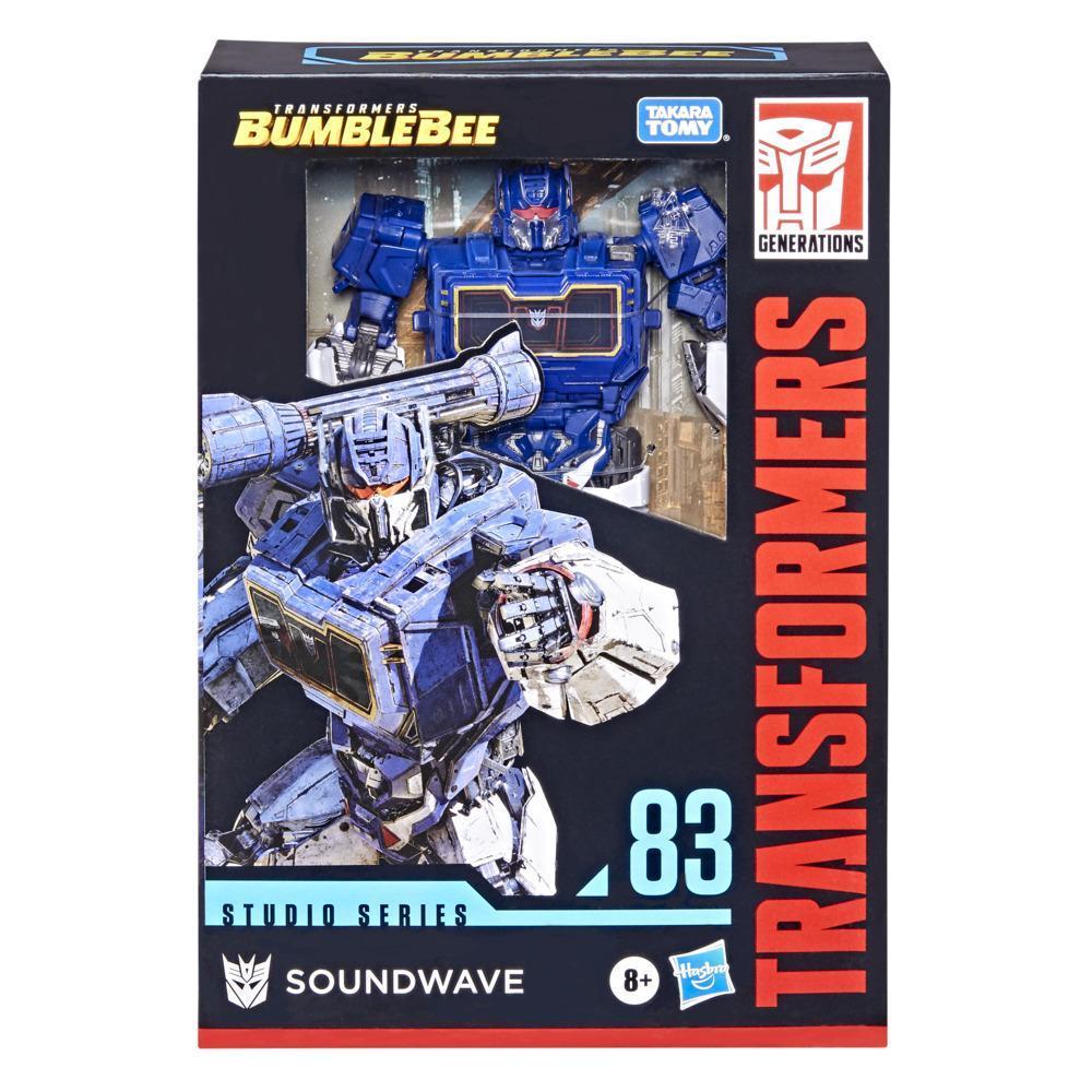 Transformers Toys Studio Series 83 Voyager Transformers: Bumblebee Soundwave Action Figure - 8 and Up, 6.5-inch product thumbnail 1