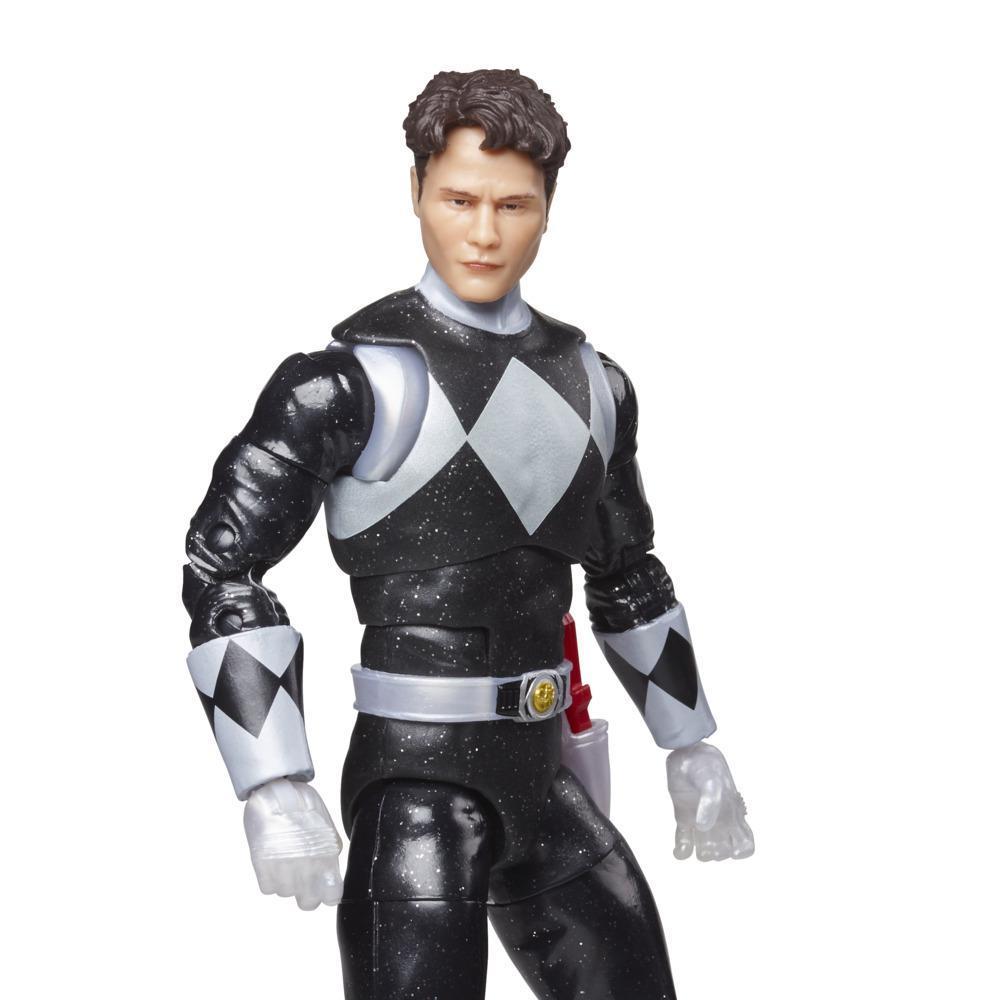 Power Rangers Lightning Collection Mighty Morphin Metallic Black Ranger 6-Inch Premium Collectible Action Figure Toy product thumbnail 1