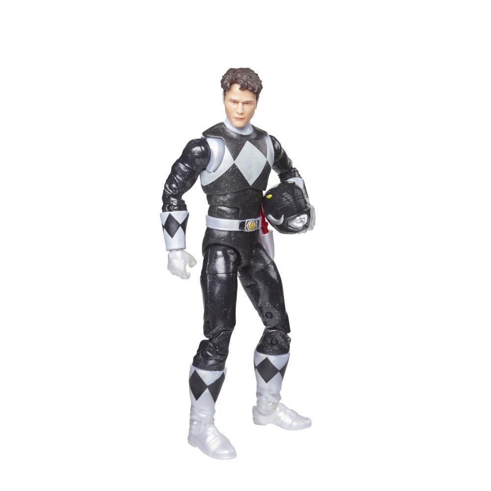 Power Rangers Lightning Collection Mighty Morphin Metallic Black Ranger 6-Inch Premium Collectible Action Figure Toy product thumbnail 1