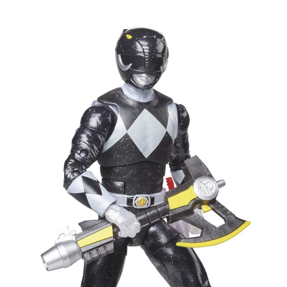 Power Rangers Lightning Collection Mighty Morphin Metallic Black Ranger 6-Inch Premium Collectible Action Figure Toy product thumbnail 1