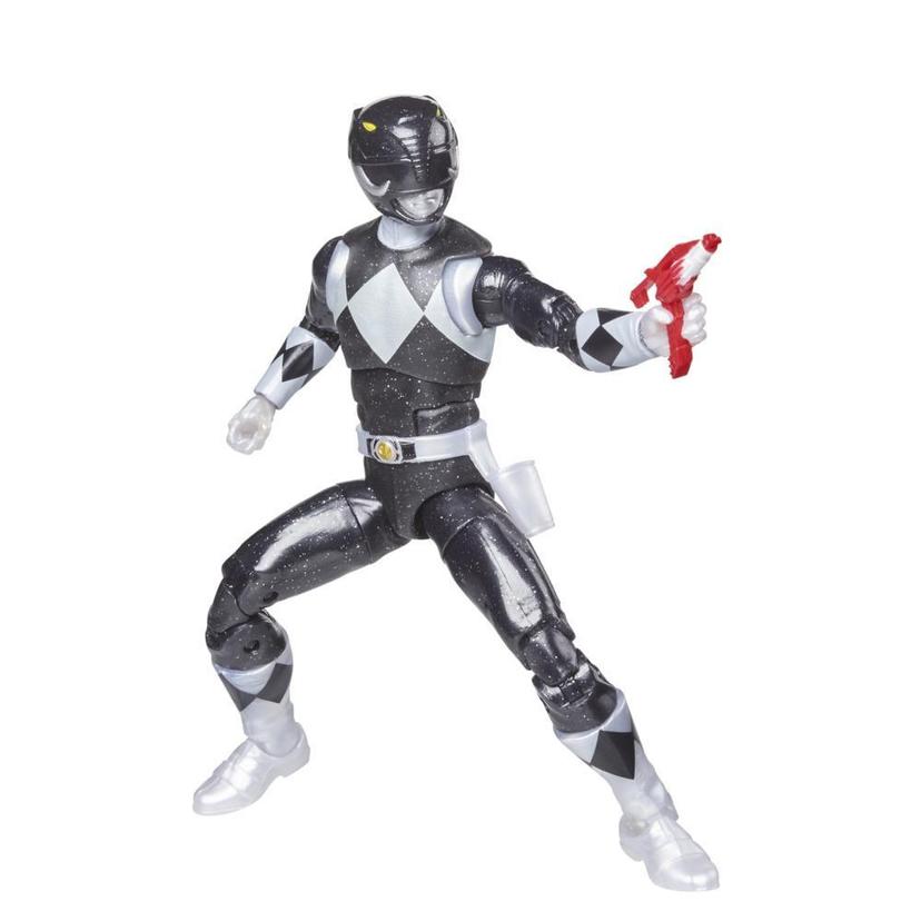 Power Rangers Lightning Collection Mighty Morphin Metallic Black Ranger 6-Inch Premium Collectible Action Figure Toy product image 1