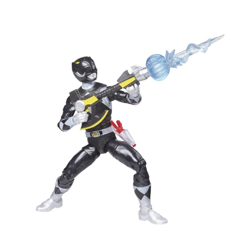 Power Rangers Lightning Collection Mighty Morphin Metallic Black Ranger 6-Inch Premium Collectible Action Figure Toy product thumbnail 1