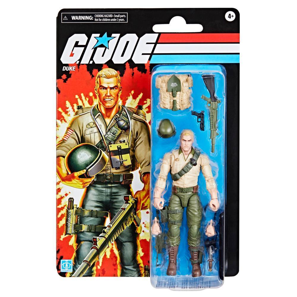G.I. Joe Classified Series Retro Cardback, Duke, 6” Action Figure product thumbnail 1