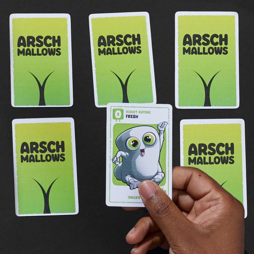 Arschmallows Card Game, Marshmallow Butt Game, Family Party Games for 2 to 6 Players, Ages 13+ product image 1