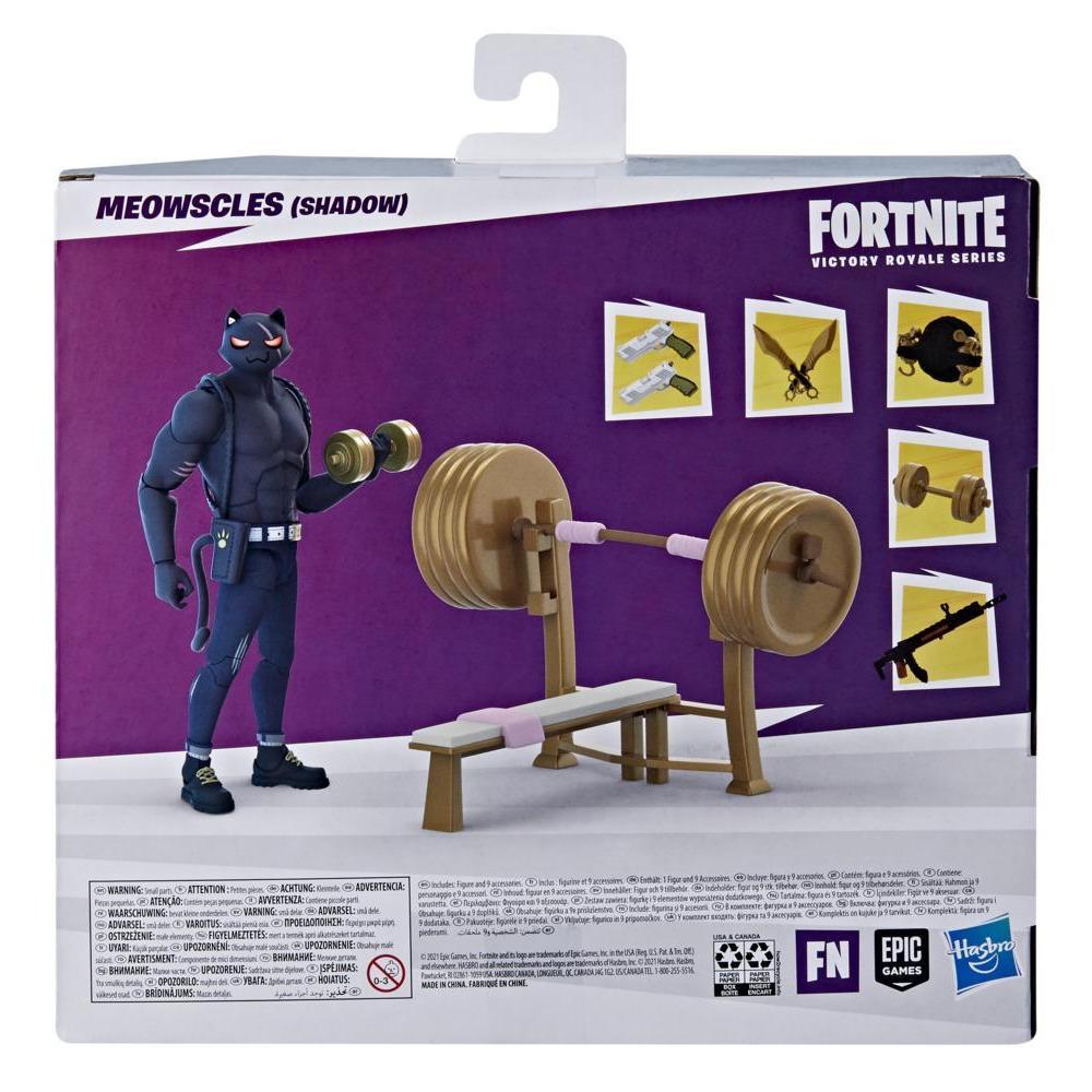 Hasbro Fortnite Victory Royale Series Meowscles (Shadow) Collectible Action Figure and Accessories, Age 8 and Up, 6-inch product thumbnail 1