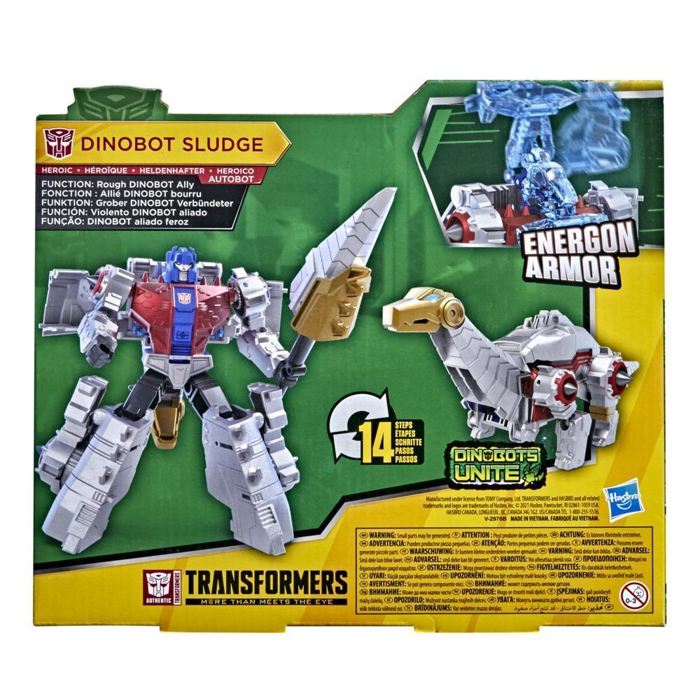 Transformers Bumblebee Cyberverse Adventures Dinobots Unite Ultra Class Dinobot Sludge Figure, Age 6 and Up, 6.75-inch product thumbnail 1