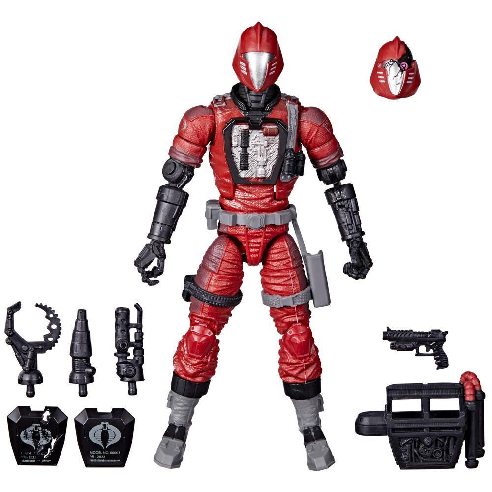 G.I. Joe Classified Series CRIMSON B.A.T. Action Figure 60 Collectible Toy, Multiple Accessories, Custom Package Art product thumbnail 1