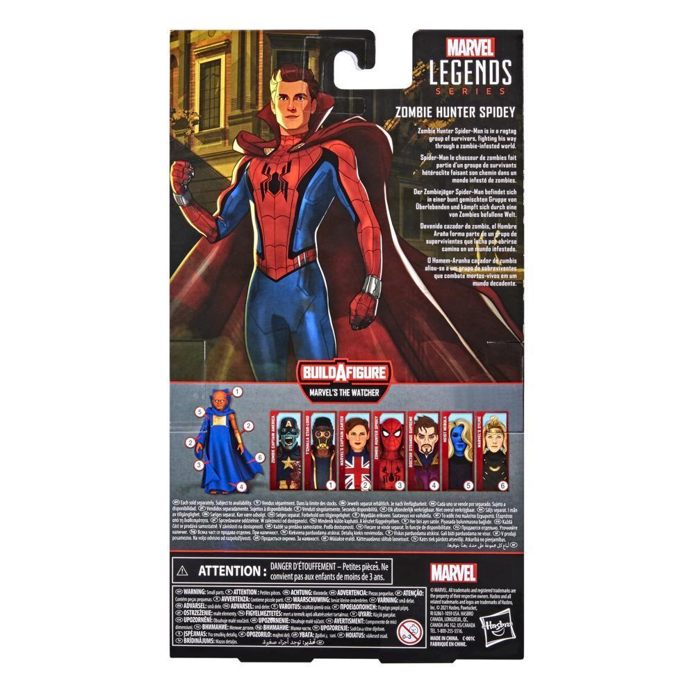 Marvel Legends Series 6-inch Scale Action Figure Toy Zombie Hunter Spidey, Includes Premium Design, 3 Accessories, and Build-a-Figure Part product thumbnail 1