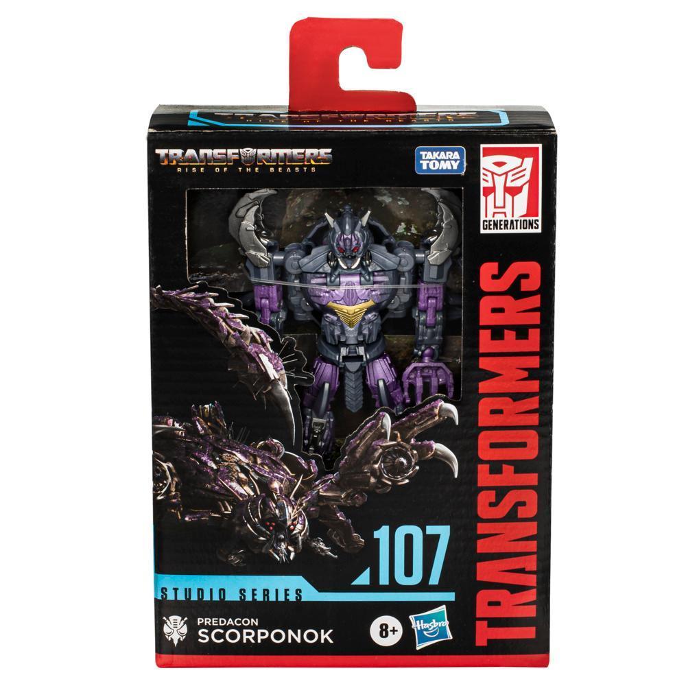 Transformers Studio Series Deluxe Transformers: Rise of the Beasts 107 Predacon Scorponok 4.5” Action Figure, 8+ product thumbnail 1