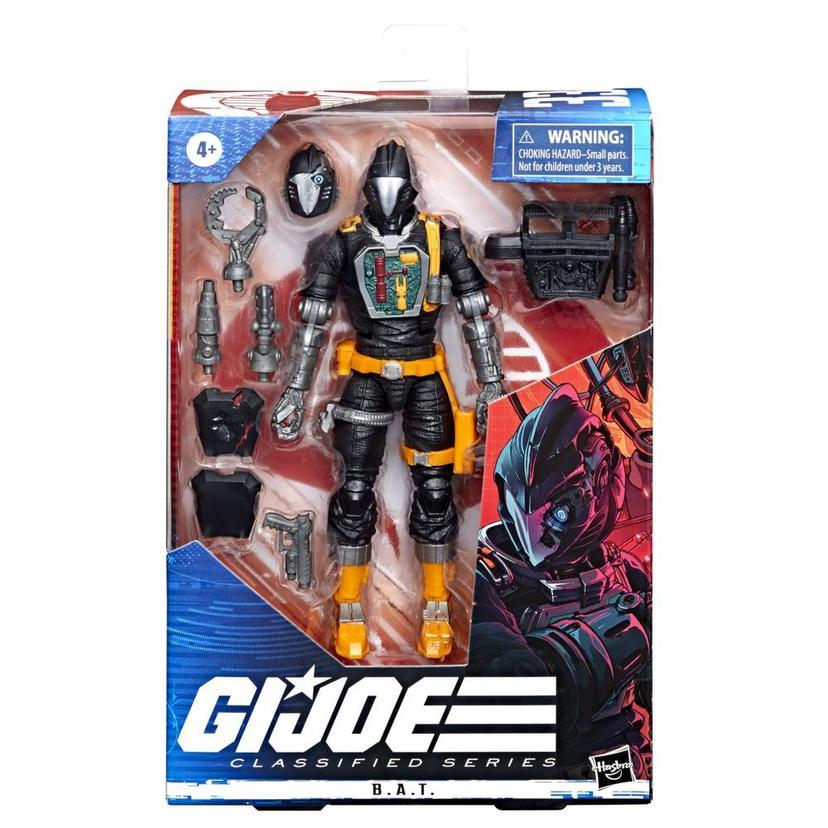 G.I. Joe Classified Series Series B.A.T. Action Figure 33 Collectible Toy, Multiple Accessories, Custom Package Art product image 1