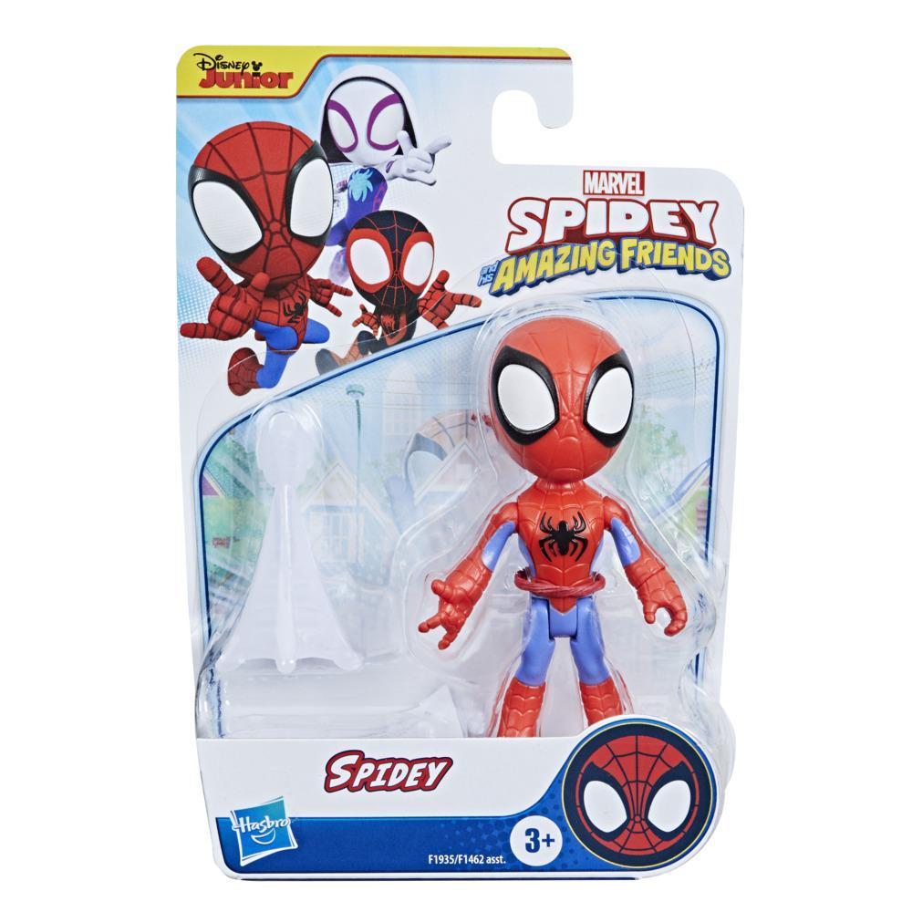 Marvel Spidey and His Amazing Friends Spidey Hero Figure, 4-Inch Scale Action Figure And 1 Accessory, For Kids Ages 3 And Up product thumbnail 1