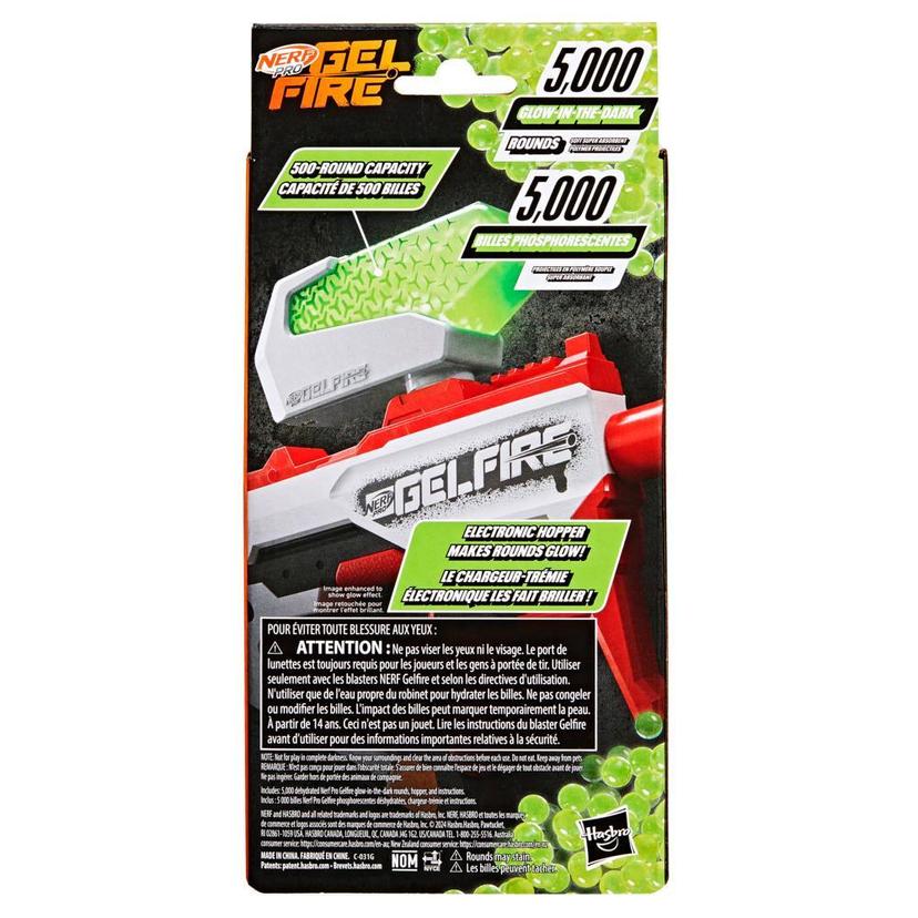 Nerf Pro Gelfire Nightfall Hopper, 5000 Glow in the Dark Dehydrated Tracer Rounds product image 1