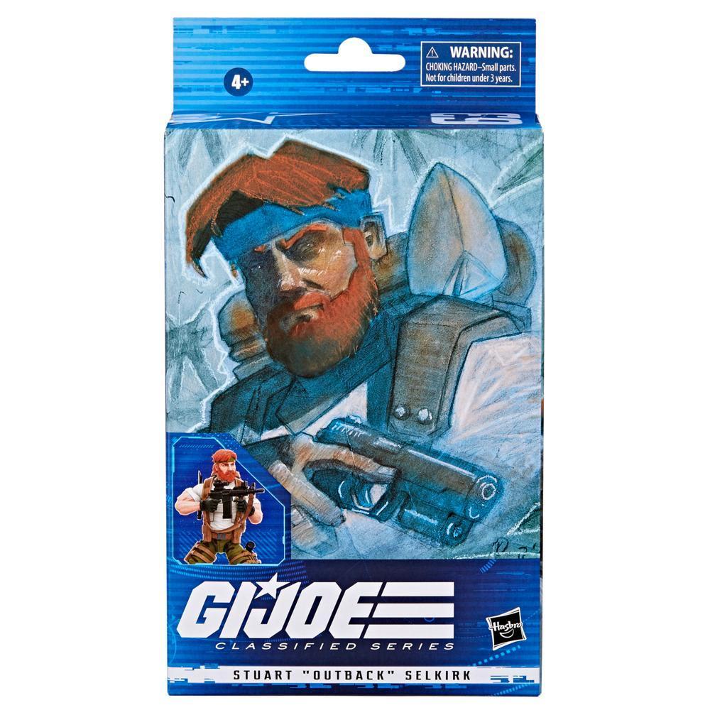 G.I. Joe Classified Series Stuart "Outback" Selkirk Action Figure 63 Collectible Toy, Accessories, Custom Package Art product thumbnail 1