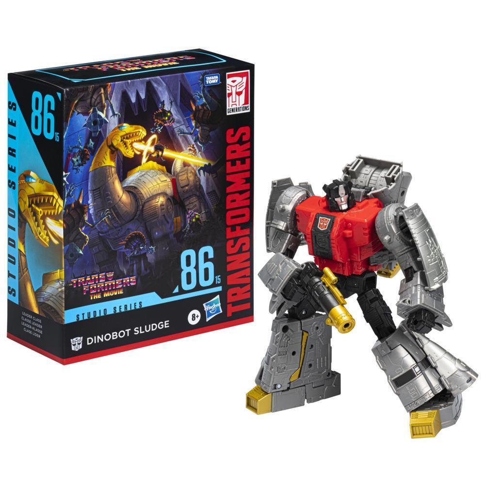 Transformers Toys Studio Series 86-15 Leader The Transformers: The Movie Dinobot Sludge Action Figure, 8.5-inch product thumbnail 1